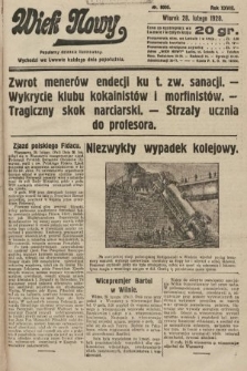Wiek Nowy : popularny dziennik ilustrowany. 1928, nr 8005
