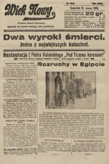 Wiek Nowy : popularny dziennik ilustrowany. 1928, nr 8019