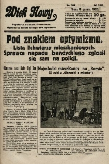 Wiek Nowy : popularny dziennik ilustrowany. 1926, nr 7639
