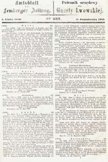 Amtsblatt zur Lemberger Zeitung = Dziennik Urzędowy do Gazety Lwowskiej. 1866, nr 232