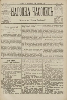 Народна Часопись : додаток до Ґазети Львівскої. 1907, ч. 237