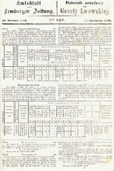 Amtsblatt zur Lemberger Zeitung = Dziennik Urzędowy do Gazety Lwowskiej. 1866, nr 259