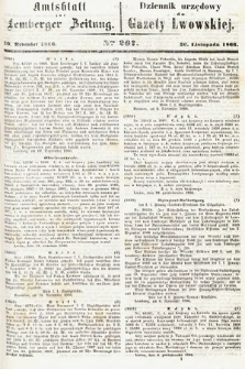 Amtsblatt zur Lemberger Zeitung = Dziennik Urzędowy do Gazety Lwowskiej. 1866, nr 267