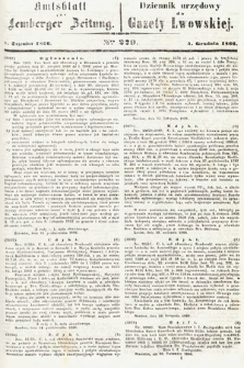 Amtsblatt zur Lemberger Zeitung = Dziennik Urzędowy do Gazety Lwowskiej. 1866, nr 279