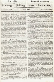 Amtsblatt zur Lemberger Zeitung = Dziennik Urzędowy do Gazety Lwowskiej. 1866, nr 284