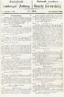 Amtsblatt zur Lemberger Zeitung = Dziennik Urzędowy do Gazety Lwowskiej. 1866, nr 294