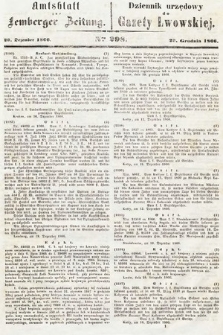 Amtsblatt zur Lemberger Zeitung = Dziennik Urzędowy do Gazety Lwowskiej. 1866, nr 298