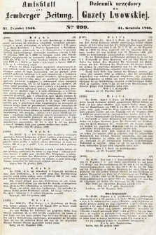 Amtsblatt zur Lemberger Zeitung = Dziennik Urzędowy do Gazety Lwowskiej. 1866, nr 299