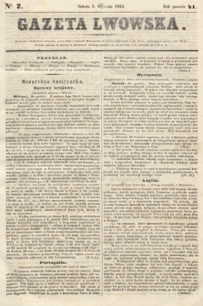 Gazeta Lwowska. 1852, nr 2