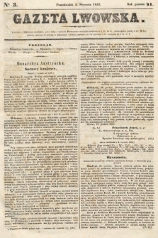 Gazeta Lwowska. 1852, nr 3