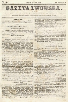 Gazeta Lwowska. 1852, nr 4