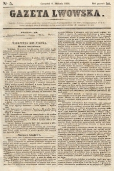 Gazeta Lwowska. 1852, nr 5