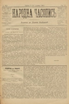 Народна Часопись : додаток до Ґазети Львівскої. 1902, ч. 224