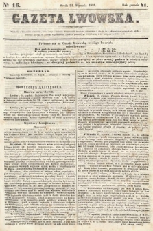 Gazeta Lwowska. 1852, nr 16