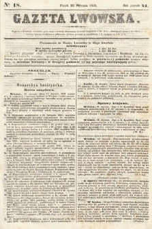 Gazeta Lwowska. 1852, nr 18