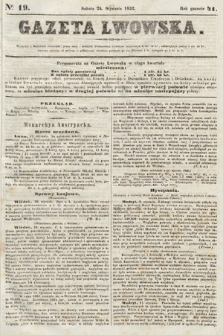 Gazeta Lwowska. 1852, nr 19