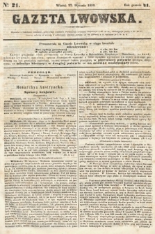 Gazeta Lwowska. 1852, nr 21