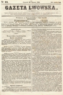 Gazeta Lwowska. 1852, nr 23