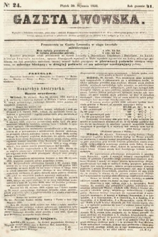 Gazeta Lwowska. 1852, nr 24
