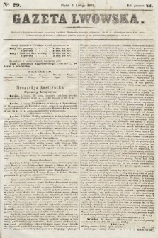 Gazeta Lwowska. 1852, nr 29