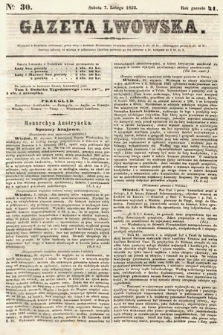 Gazeta Lwowska. 1852, nr 30