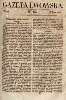 Gazeta Lwowska. 1833, nr 83