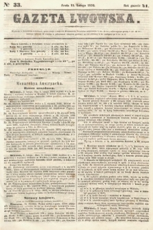 Gazeta Lwowska. 1852, nr 33