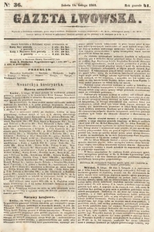 Gazeta Lwowska. 1852, nr 36