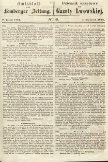 Amtsblatt zur Lemberger Zeitung = Dziennik Urzędowy do Gazety Lwowskiej. 1862, nr 6