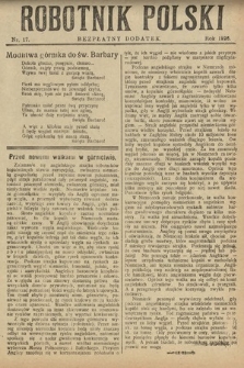 Robotnik Polski : bezpłatny dodatek. 1926, nr 17