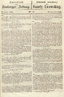 Amtsblatt zur Lemberger Zeitung = Dziennik Urzędowy do Gazety Lwowskiej. 1862, nr 9