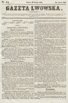 Gazeta Lwowska. 1852, nr 44