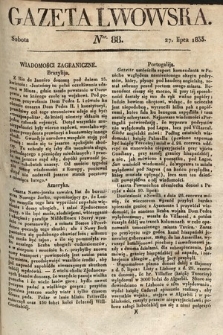 Gazeta Lwowska. 1833, nr 88