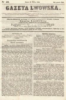 Gazeta Lwowska. 1852, nr 59
