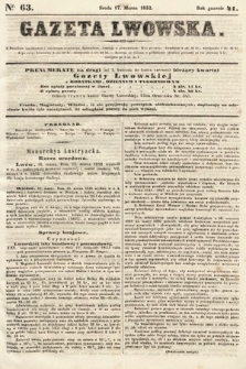 Gazeta Lwowska. 1852, nr 63