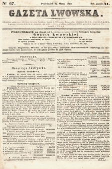Gazeta Lwowska. 1852, nr 67