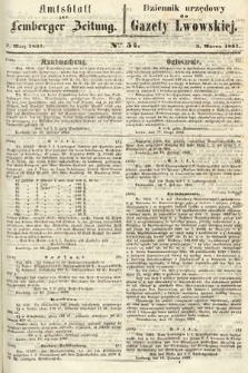 Amtsblatt zur Lemberger Zeitung = Dziennik Urzędowy do Gazety Lwowskiej. 1862, nr 51