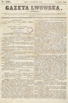 Gazeta Lwowska. 1852, nr 225