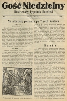 Gość Niedzielny : ilustrowany tygodnik katolicki. 1938, nr 2