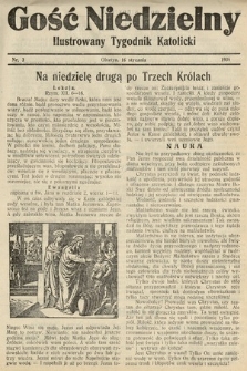 Gość Niedzielny : ilustrowany tygodnik katolicki. 1938, nr 3