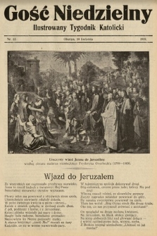 Gość Niedzielny : ilustrowany tygodnik katolicki. 1938, nr 15