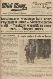 Wiek Nowy : popularny dziennik ilustrowany. 1928, nr 8072