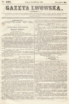 Gazeta Lwowska. 1852, nr 229