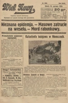 Wiek Nowy : popularny dziennik ilustrowany. 1928, nr 8094