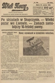 Wiek Nowy : popularny dziennik ilustrowany. 1928, nr 8100