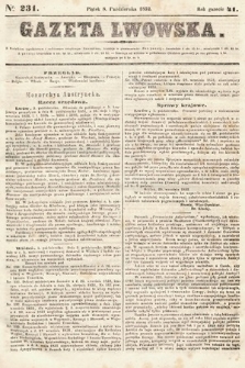 Gazeta Lwowska. 1852, nr 231