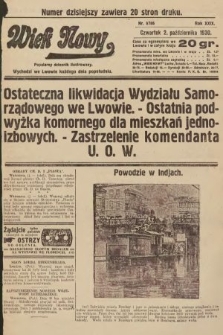 Wiek Nowy : popularny dziennik ilustrowany. 1930, nr 8786