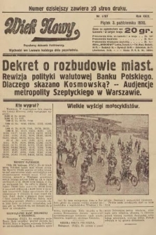 Wiek Nowy : popularny dziennik ilustrowany. 1930, nr 8787
