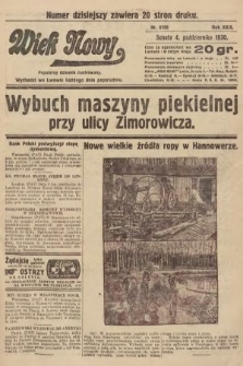 Wiek Nowy : popularny dziennik ilustrowany. 1930, nr 8788