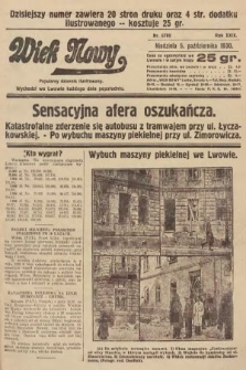 Wiek Nowy : popularny dziennik ilustrowany. 1930, nr 8789
